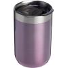 STANLEY Everyday Camp Cup 12 oz | Drink Through Lid | Cup for Coffee, Tea and Drinks | Insulated Stainless Steel | BPA-Free | Cream Gloss(Wisteria Shine)