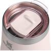 STANLEY The Reserve Textured Wine Tumbler | 11oz | Splash-Proof Lid | Cold Drinks & Cocktail Cup | Insulated Stainless Steel Wine Glass | Garnet Shine(Rose Quartz Gloss)