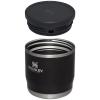 Stanley Adventure To-Go Food Jar | Vacuum Insulated Thermos Food Container | Wide Mouth Screw On Lid | Packable for Travel | Stainless Steel with Leakproof Lid | BPA-Free(Black Glow)