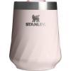 STANLEY The Reserve Textured Wine Tumbler | 11oz | Splash-Proof Lid | Cold Drinks & Cocktail Cup | Insulated Stainless Steel Wine Glass | Garnet Shine(Rose Quartz Gloss)