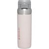 Stanley Quick Flip GO Water Bottle 36 oz | Push Button Lid | Leakproof and Packable for Travel and Sports | Insulated Stainless Steel | BPA-Free | Rose Quartz