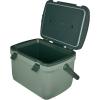 Stanley Adventure Outdoor Cooler 50 qt | Heavy Duty Outdoor Camping Cooler with Easy Carry Side Handles | 6 Days Cooling Ice Chest for 82 Cans | Flat Top Doubles as Seat | BPA-Free | Tigerlily Plum(Stanley Green)