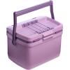 Stanley Adventure Outdoor Cooler 50 qt | Heavy Duty Outdoor Camping Cooler with Easy Carry Side Handles | 6 Days Cooling Ice Chest for 82 Cans | Flat Top Doubles as Seat | BPA-Free | Tigerlily Plum(Lilac)