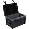 Stanley Adventure Outdoor Cooler 50 qt | Heavy Duty Outdoor Camping Cooler with Easy Carry Side Handles | 6 Days Cooling Ice Chest for 82 Cans | Flat Top Doubles as Seat | BPA-Free | Tigerlily Plum(Black 2.0)