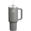 STANLEY Quencher H2.0 Tumbler with Handle and Straw 40 oz | Flowstate 3-Position Lid | Cup Holder Compatible for Travel | Insulated Stainless Steel Cup | BPA-Free | Stone