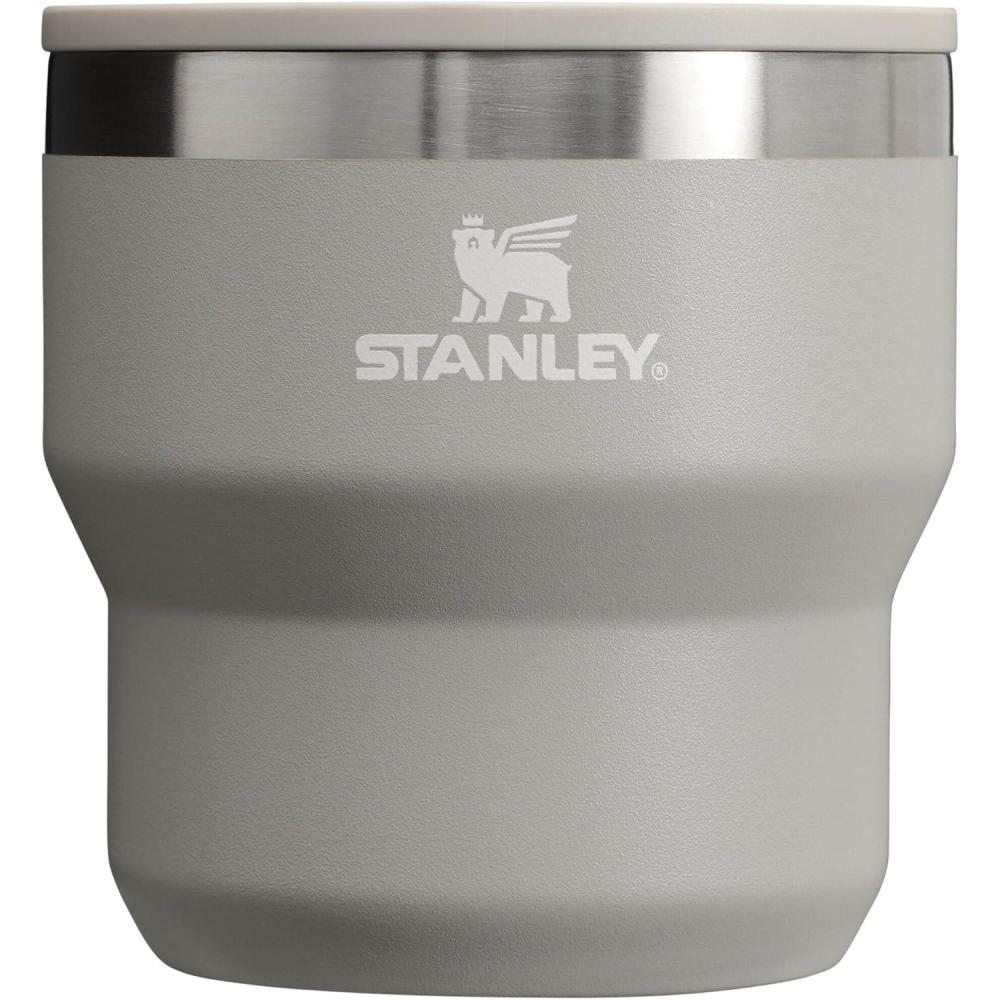 imageSTANLEY StayHot Stacking Camp Cup 10 oz  Press In Drink Through Lid  Cup for Coffee Tea and Drinks  Insulated Stainless Steel Coffee Mug  BPAFree  AshAsh