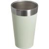 STANLEY Adventure Stacking Beer Pint Glass 16oz | Stackable Drinking Cup for Cold Beverages | Dishwasher Safe | Insulated Stainless Steel Tumbler | BPA-Free | Mist(Mist)