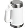 STANLEY Classic Bottle Opener Beer Stein 24 oz | Flip Up Lid and Heavy Duty Handle with Built In Bottle Opener | Insulated Stainless Steel Beer Mug | BPA-Free(Frost Gloss)