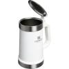STANLEY Classic Bottle Opener Beer Stein 24 oz | Flip Up Lid and Heavy Duty Handle with Built In Bottle Opener | Insulated Stainless Steel Beer Mug | BPA-Free(Frost Gloss)