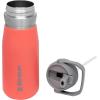 STANLEY IceFlow Flip Straw Water Bottle 22 oz | Built-In Straw for Travel and Sports | Lightweight and Leak Resistant | Insulated Stainless Steel | BPA-Free | Polar(Guava)