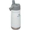 STANLEY IceFlow Flip Straw Water Bottle 22 oz | Built-In Straw for Travel and Sports | Lightweight and Leak Resistant | Insulated Stainless Steel | BPA-Free | Polar(Polar)