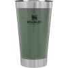 STANLEY Stay-Chill Beer Pint 16 oz | Wide Mouth Lid | Built-In Bottle Opener | Beer Tumbler Cup | Insulated Stainless Steel Pint Glass | BPA-Free | Polar(Hammertone Green)