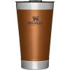 STANLEY Stay-Chill Beer Pint 16 oz | Wide Mouth Lid | Built-In Bottle Opener | Beer Tumbler Cup | Insulated Stainless Steel Pint Glass | BPA-Free | Polar(Maple)