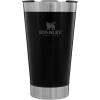 STANLEY Stay-Chill Beer Pint 16 oz | Wide Mouth Lid | Built-In Bottle Opener | Beer Tumbler Cup | Insulated Stainless Steel Pint Glass | BPA-Free | Polar(Matte Black)