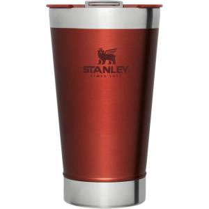 STANLEY Stay-Chill Beer Pint 16 oz | Wide Mouth Lid | Built-In Bottle Opener | Beer Tumbler Cup | Insulated Stainless Steel Pint Glass | BPA-Free | Polar(Cinnamon Glow)