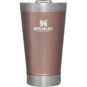 STANLEY Stay-Chill Beer Pint 16 oz | Wide Mouth Lid | Built-In Bottle Opener | Beer Tumbler Cup | Insulated Stainless Steel Pint Glass | BPA-Free | Polar(Rose Quartz Glow)