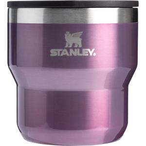 STANLEY Stay-Hot Stacking Camp Cup 10 oz | Press In Drink Through Lid | Cup for Coffee, Tea and Drinks | Insulated Stainless Steel Coffee Mug | BPA-Free | Ash(Wisteria Shine)