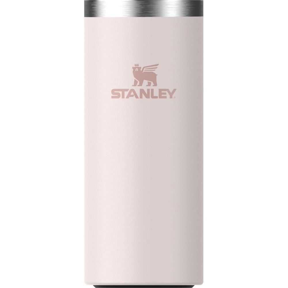 imageStanley Everyday Can Cooler Cup 10 oz Slim  Beer Seltzers Soda and Energy Drinks  Doubles as Tumbler  Insulated Stainless Steel Drink Holder  BPAFree  Rose Quartz