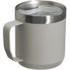 STANLEY Stay-Hot Camp Mug 12 oz | Press Fit Drink Through Lid | Cup for Coffee, Tea and Drinks | Insulated Stainless Steel Coffee Mug | BPA-Free | Ash 2.0