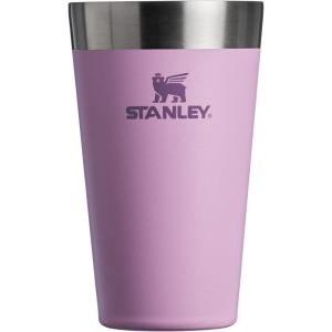 STANLEY Adventure Stacking Beer Pint Glass 16oz | Stackable Drinking Cup for Cold Beverages | Dishwasher Safe | Insulated Stainless Steel Tumbler | BPA-Free | Lilac(Lilac)