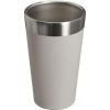 STANLEY Adventure Stacking Beer Pint Glass 16oz | Stackable Drinking Cup for Cold Beverages | Dishwasher Safe | Insulated Stainless Steel Tumbler | BPA-Free | Ash 2.0