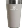 STANLEY Adventure Stacking Beer Pint Glass 16oz | Stackable Drinking Cup for Cold Beverages | Dishwasher Safe | Insulated Stainless Steel Tumbler | BPA-Free | Ash 2.0