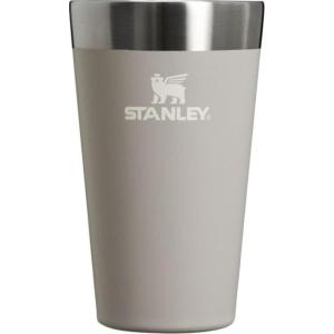 STANLEY Adventure Stacking Beer Pint Glass 16oz | Stackable Drinking Cup for Cold Beverages | Dishwasher Safe | Insulated Stainless Steel Tumbler | BPA-Free | Ash 2.0