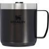 STANLEY Stay-Hot Camp Mug | Press Fit Drink Through Lid | Cup for Coffee, Tea and Drinks | Insulated Stainless Steel Coffee Mug | BPA-Free(Charcoal Glow)