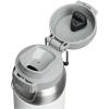 Stanley Quick Flip GO Water Bottle 36 oz | Push Button Lid | Leakproof and Packable for Travel and Sports | Insulated Stainless Steel | BPA-Free | Frost