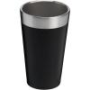 STANLEY Adventure Stacking Beer Pint Glass 16oz | Stackable Drinking Cup for Cold Beverages | Dishwasher Safe | Insulated Stainless Steel Tumbler | BPA-Free | Black 2.0