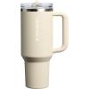 STANLEY Quencher ProTour Flip Straw Tumbler with Leakproof Lid | Built-In Straw & Handle | Cupholder Compatible for Travel | Insulated Stainless Steel Cup | BPA-Free(Toasted Almond)