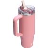 STANLEY Quencher ProTour Flip Straw Tumbler with Leakproof Lid | Built-In Straw & Handle | Cupholder Compatible for Travel | Insulated Stainless Steel Cup | BPA-Free(Pink Mesa)