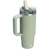 STANLEY Quencher ProTour Flip Straw Tumbler with Leakproof Lid | Built-In Straw & Handle | Cupholder Compatible for Travel | Insulated Stainless Steel Cup | BPA-Free(Lichen)