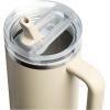 STANLEY Quencher ProTour Flip Straw Tumbler with Leakproof Lid | Built-In Straw & Handle | Cupholder Compatible for Travel | Insulated Stainless Steel Cup | BPA-Free(Toasted Almond)