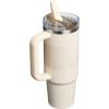 STANLEY Quencher ProTour Flip Straw Tumbler with Leakproof Lid | Built-In Straw & Handle | Cupholder Compatible for Travel | Insulated Stainless Steel Cup | BPA-Free(Cream Fade)