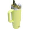 STANLEY Quencher ProTour Flip Straw Tumbler with Leakproof Lid | Built-In Straw & Handle | Cupholder Compatible for Travel | Insulated Stainless Steel Cup | BPA-Free(Prickly Pear)