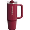 STANLEY Quencher ProTour Flip Straw Tumbler with Leakproof Lid | Built-In Straw & Handle | Cupholder Compatible for Travel | Insulated Stainless Steel Cup | BPA-Free(Cranberry Gloss)