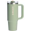 STANLEY Quencher ProTour Flip Straw Tumbler with Leakproof Lid | Built-In Straw & Handle | Cupholder Compatible for Travel | Insulated Stainless Steel Cup | BPA-Free(Lichen)