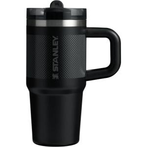 STANLEY Quencher ProTour Flip Straw Tumbler with Leakproof Lid | Built-In Straw & Handle | Cupholder Compatible for Travel | Insulated Stainless Steel Cup | BPA-Free(Black Fade)