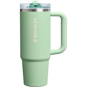 STANLEY Quencher ProTour Flip Straw Tumbler with Leakproof Lid | Built-In Straw & Handle | Cupholder Compatible for Travel | Insulated Stainless Steel Cup | BPA-Free(Pistachio)