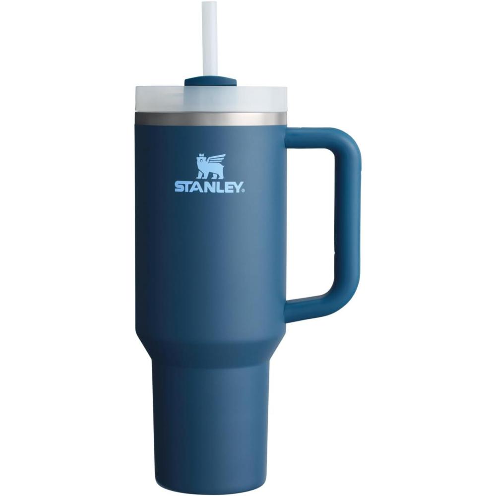 imageSTANLEY Quencher H20 Tumbler with Handle and Straw 40 oz Flowstate 3Position Lid Cup Holder Compatible for Travel Insulated Stainless Steel Cup BPAFree Stargaze