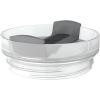 Stanley Quencher Tumbler Lid | Twist on Flowstate 3-Position Lid Replacement for Tumbler with Handle | Accessory fits Stainless Steel Drinking Cup | BPA-Free | Clear(Black)
