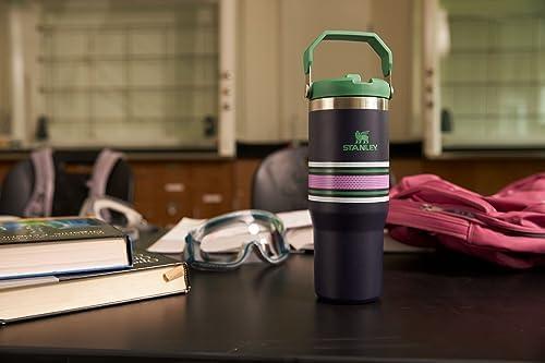 imageSTANLEY IceFlow 20 Flip Straw Tumbler with Handle 20 oz Twist On Lid and Flip Up Straw Leak Resistant Water Bottle Insulated Stainless Steel BPAFree AzureNavy Mesh