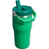 STANLEY IceFlow 2.0 Flip Straw Tumbler with Handle 20 oz | Twist On Lid and Flip Up Straw | Leak Resistant Water Bottle | Insulated Stainless Steel | BPA-Free | Azure(Meadow)