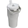 STANLEY IceFlow 2.0 Flip Straw Tumbler with Handle 20 oz | Twist On Lid and Flip Up Straw | Leak Resistant Water Bottle | Insulated Stainless Steel | BPA-Free | Azure(Ash)