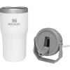 Stanley IceFlow Flip Straw Tumbler with Handle 20 oz | Twist On Lid and Flip Up Straw | Leak Resistant Water Bottle | Insulated Stainless Steel |BPA-Free | Plum(Polar)
