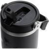 Stanley IceFlow Flip Straw Tumbler with Handle 20 oz | Twist On Lid and Flip Up Straw | Leak Resistant Water Bottle | Insulated Stainless Steel |BPA-Free | Plum(Black 2.0)