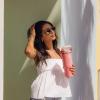 Stanley IceFlow Flip Straw Tumbler with Handle 20 oz | Twist On Lid and Flip Up Straw | Leak Resistant Water Bottle | Insulated Stainless Steel |BPA-Free | Plum(Pink Mesa)