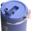 Stanley IceFlow Flip Straw Tumbler with Handle 20 oz | Twist On Lid and Flip Up Straw | Leak Resistant Water Bottle | Insulated Stainless Steel |BPA-Free | Plum(Exclusive Lupine)