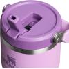 Stanley IceFlow Flip Straw Tumbler with Handle 20 oz | Twist On Lid and Flip Up Straw | Leak Resistant Water Bottle | Insulated Stainless Steel |BPA-Free | Plum(Lilac)